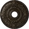 Ekena Millwork Rose Ceiling Medallion (Canopies up to 7 1/4"), 18"OD x 3 1/2"ID x 1 1/2"P, Stone Hearth Crackle CM18ROSHC - alternate 1